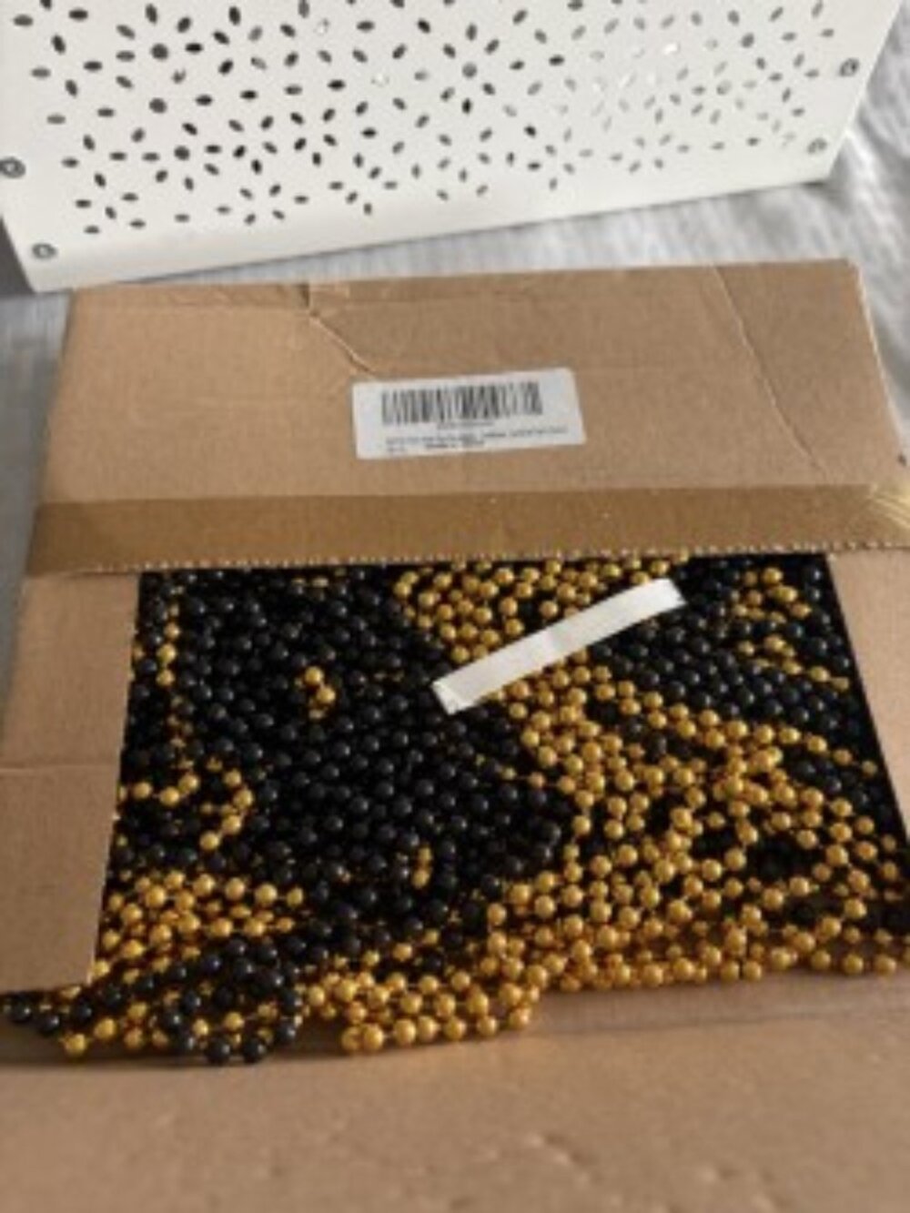[24pieces] Gold & Black Beaded Party & Event Necklaces